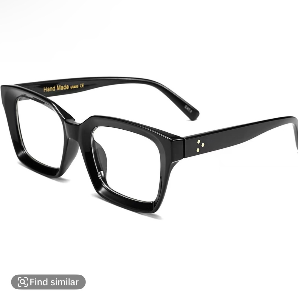 NIB Stylish Black Square Glasses